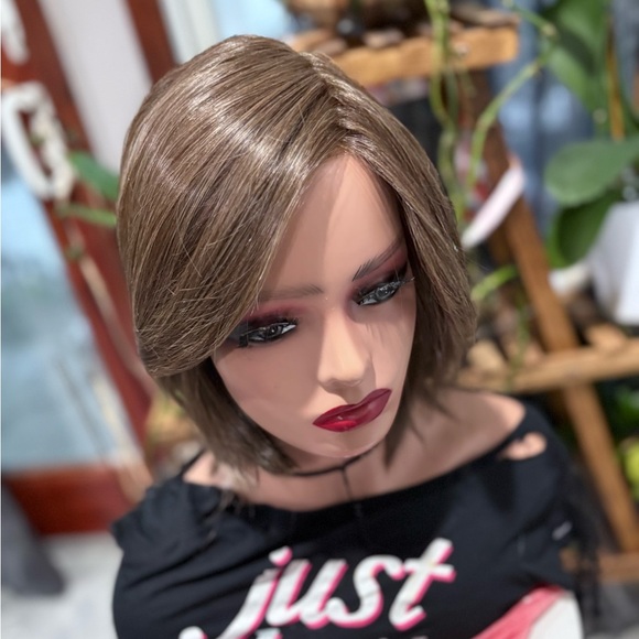 Belle tress “Mallorca” wig in color Coolest ash brown monofilament lace front - Picture 2 of 8